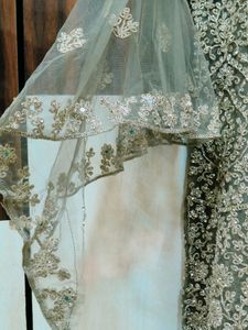 Heavy Party Wear Skirt With A Line Top N Dupatta
