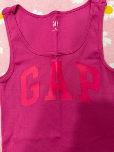 (XS) GAP Pink Ribbed Tank Top
