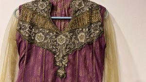 Exquisite Purple Kurta Set