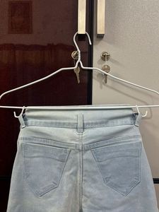 Light Wash Denim Shorts for Women