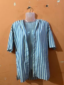 Striped Hoodie Shirt