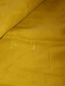 Beautiful Yellow Saree with Red Border