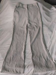 Stylish Beige Flared Pants