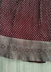 Red &amp; Maroon Party Wear dress