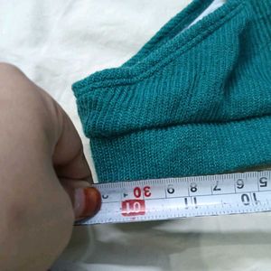 ⚛️ Teal Ribbed Bikini Bottom