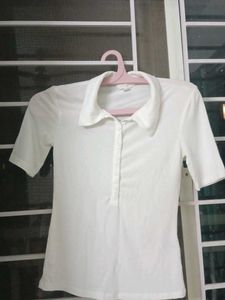 Classic White Polo T-Shirt