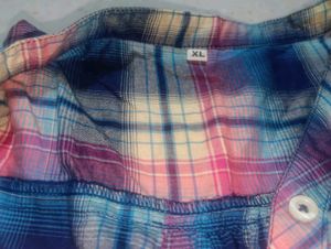 multi colour checked shirt