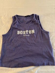 Purple "Boston Blues" Tank Top