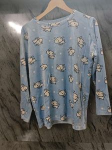 Cute Cartoon Print Top