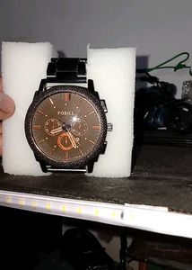fossil new men's black watch !