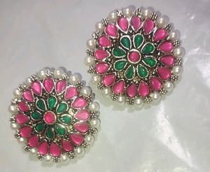 Multi Color Party Wear 2 Studs / Earring