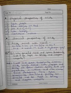 CBSE Class 10 Chemistry Handwritten Notes All Chap