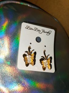 Butterfly Crystal Earrings