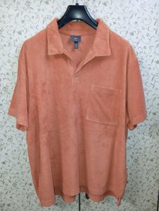 H&amp;M men's orenge Terry polo  tshirt