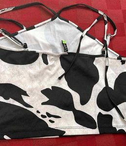 Cow Print Camisole Top