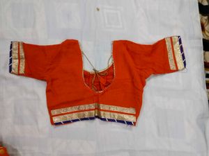Orange Lehenga Choli Set