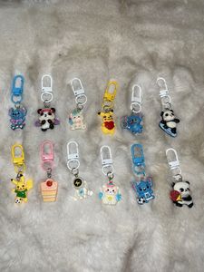 Cute Character Keychains - Set of 12