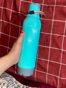Cute Teal Water Bottle with Strap