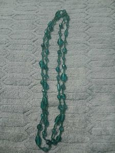 Teal Beaded Necklace
