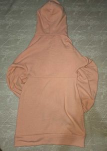 Peach Colored Zipper Hoodie