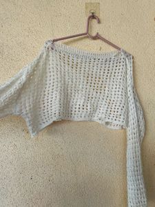 Crochet Knit Crop Top - Stylish &amp; Unique