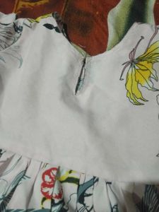 Boho Floral Print Dress for Girls