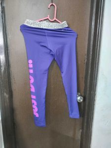 Nike Purple "Just Do It" Leggings original.