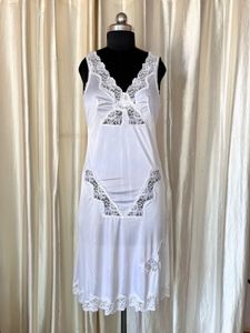 Vintage White Lace Slip
