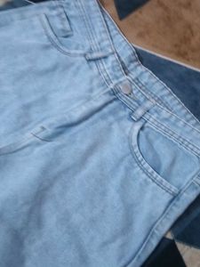 Light Wash Wide Leg Jeans