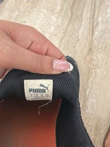 Puma Men's Black Slip-On Sneakers