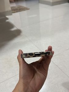 Leopard Print Phone Case with Gold Trim