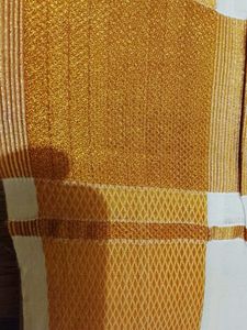 Brand New Dhoti with Double Golden Border