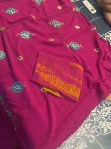 Vibrant Pink Embroidered Kurta Set