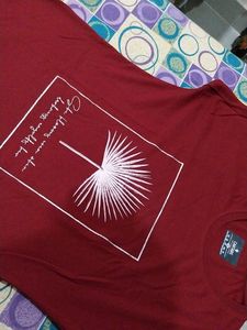 Maroon Graphic Tee