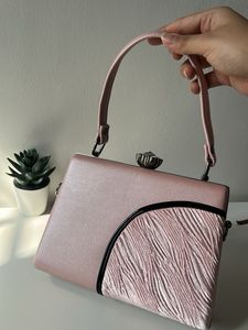 Elegant Pink Clutch Handbag