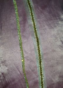 Embellished Fabric Trim lace( set of two)