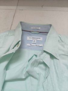 Light Green Men's US Polo Shirt