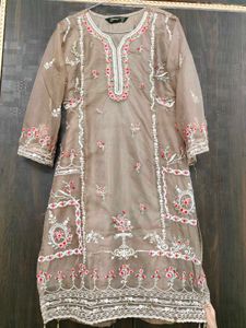 Embroidered Kurta Set with Dupatta