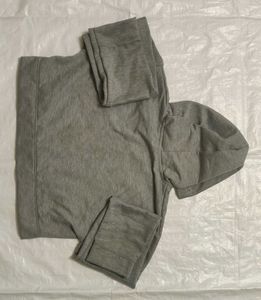 Gray Zip-Up Hoodie - Casual Comfort