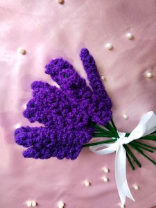 Set Of 6 Crochet Lavenders🪻 With Surprise Freebie