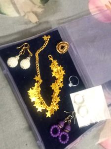 Chic Jewelry Set with Earrings and Bracelet ❣️