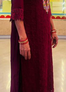 Embroidered chikankari Kurta set