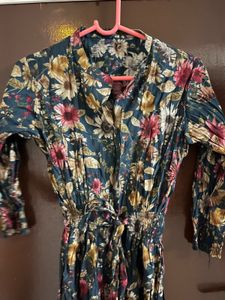 Floral Print Midi Dress
