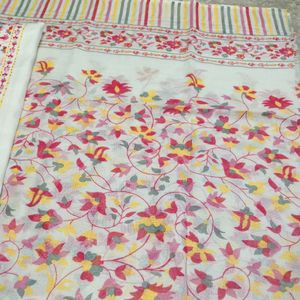 Flower Print Cotton Suit
