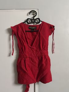 Red y2k top