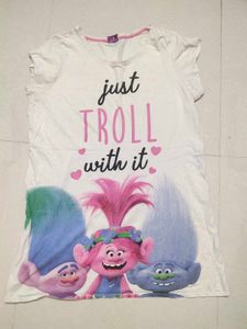 Official Trolles Long Home T Shirt For Women