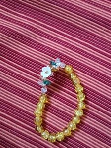 yellow bracelet