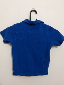 Blue Polo top