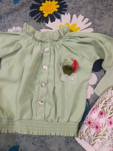 Girls' Top &amp; Skirt Set