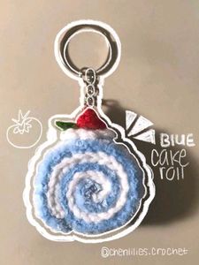 Swiss Roll keychain 🍥